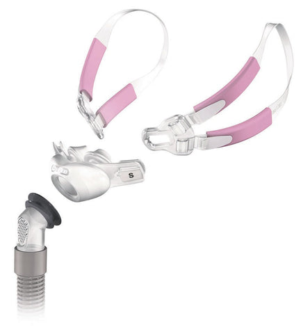 Swift ™ FX Bella Nasal Pillows System with Headgear - Pink