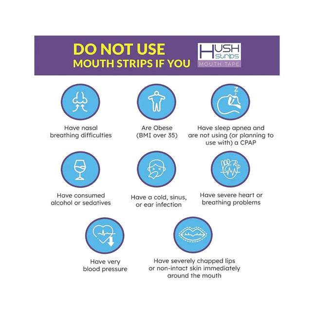 HUSH Sleep Strips® - 32 Count
