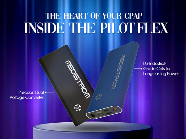 <h3>Medistrom™ Pilot Flex CPAP Battery</h3>