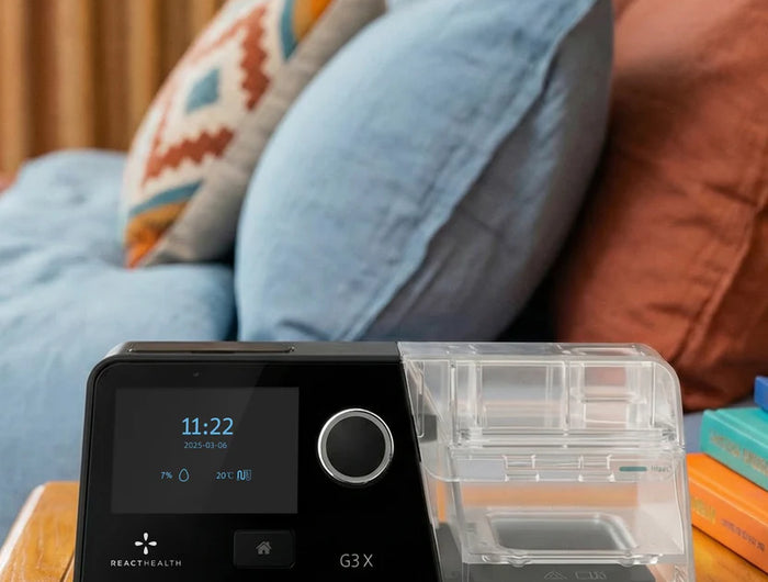 <h3>React Health G3 X APAP Machine with Cellular Modem and Heated Tubing</h3>