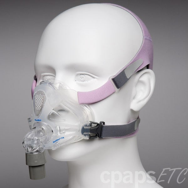 Quattro FX For HER Full Face Mask With Headgear CPAPs ETC quattro-fx-for-her-full-face-mask-with-headgear-cpaps-etc